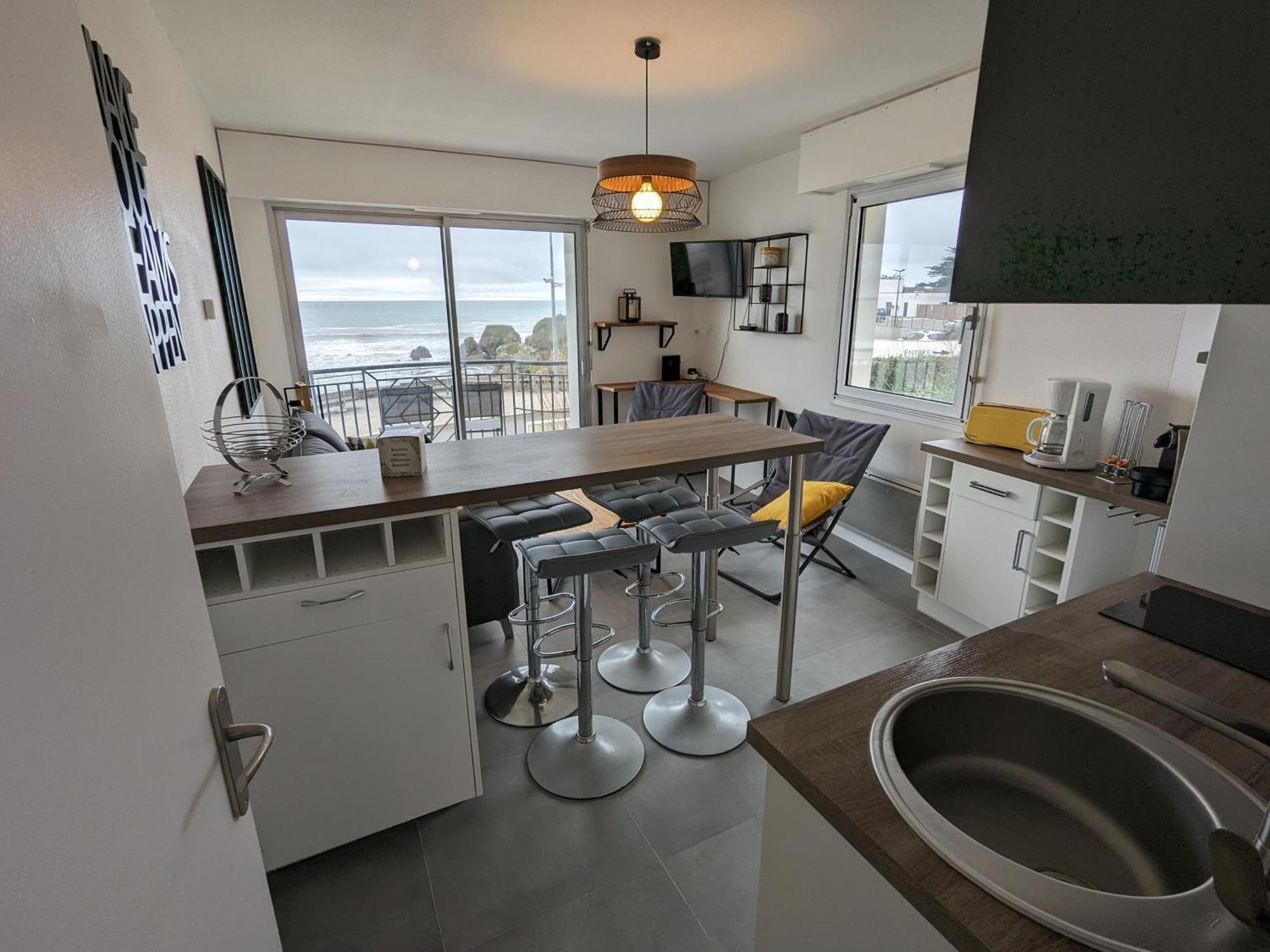 St Gilles Appartement Face Mer Saint-Hilaire-de-Riez Eksteriør bilde