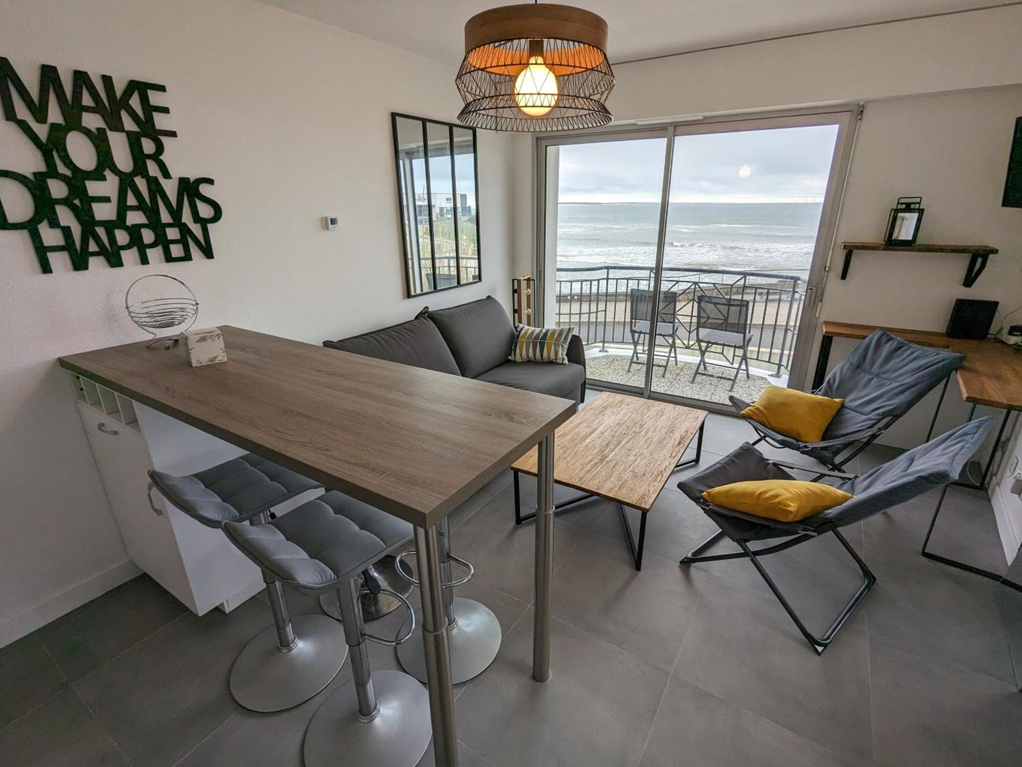 St Gilles Appartement Face Mer Saint-Hilaire-de-Riez Eksteriør bilde